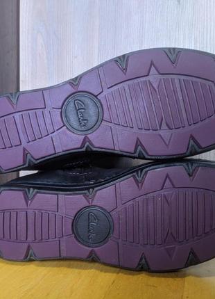 Clarks - кожаные зимние ботинки сапоги7 фото