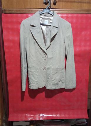 Піджак new look, натуральна замша, розмір м-л