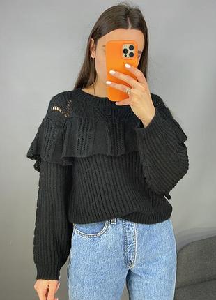 Чорний светер topshop 2