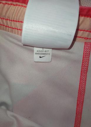 Nike беговые короткие двойные шорты яркого цвета8 фото