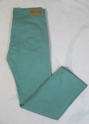 Мятные мужские джинсы takko fashion германия, штаны брюки