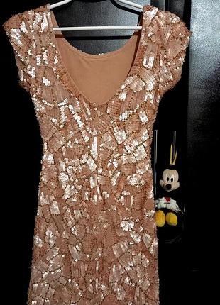 Платье в пайетках miss selfridge 5