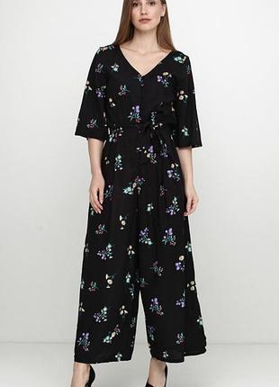 Брючный летний комбинезон