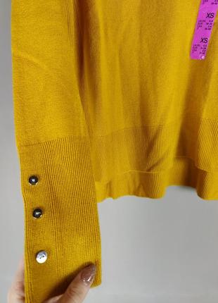 Кофта свитер джемпер с v вырезом оверсайз лонгслив3 фото