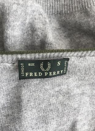 Брендовый джемпер , свитер fred perry3 фото