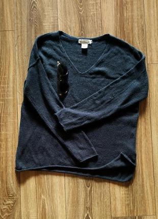 H&m актуальный свитер свободного кроя с разрезами по бокам