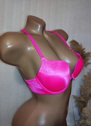 🔥шикарный розовый бюстгалтер с застёжкой спереди и красивой спинкой🔥