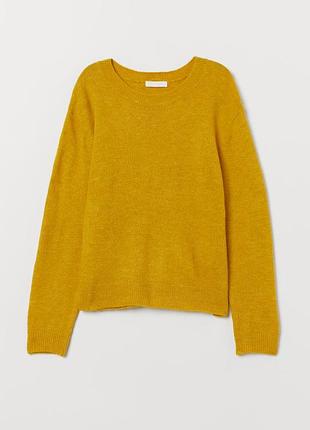 Светр кофта h&m широкого крою з м'якого тонкого трикотажу з вмістом вовни