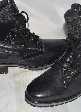 Сапоги ботинки кожа зима landrover розмір 41 42, чоботи, ботинки шкіра
