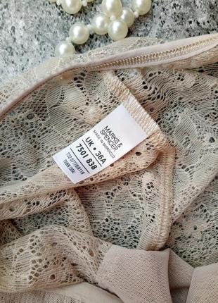 Элегантное бежевое боди комбидресс marks&spenser  80b6 фото