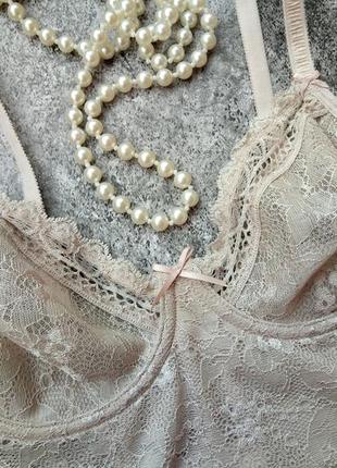 Элегантное бежевое боди комбидресс marks&spenser  80b3 фото