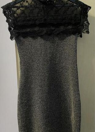 Сукня жіноча з обробкою з гіпюру