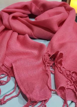 Яскравий шарф палантин з віскози