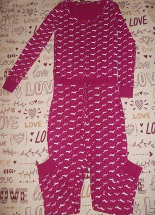 Пижама слип кигуруми комбинезон размер s1 фото