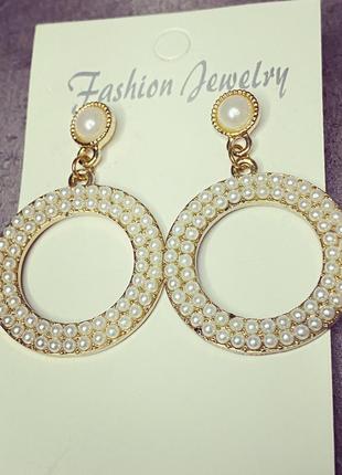 Серьги с жемчугом