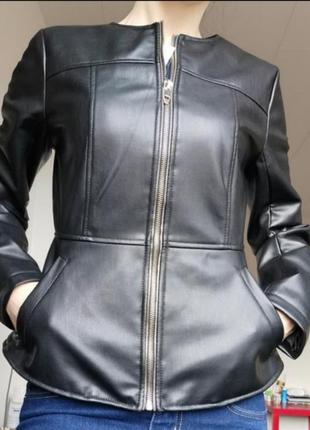 Zara кожанка куртка ветровка пиджак жакет косуха mango hm4 фото