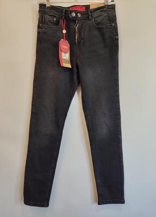 Джинси чорні jennyfer 34 euro xs skinny