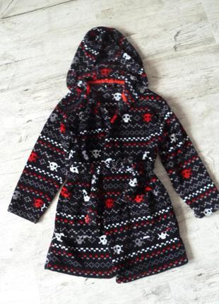 Флисовый халат на 7-9 лет 6