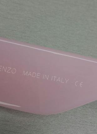 Kenzo модні жіночі сонцезахисні окуляри маска рожевий градієнт з рожевими кремовими дужками6 фото
