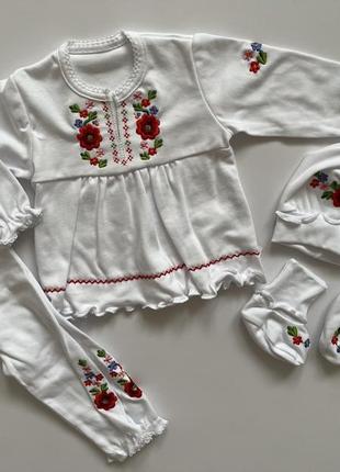 Комплект для хрещення дівчинки