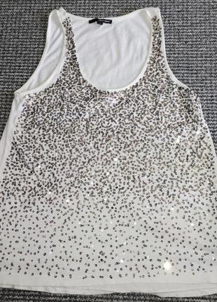 Майка в паетках