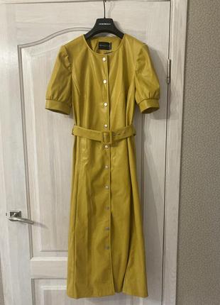 Плаття кожзам