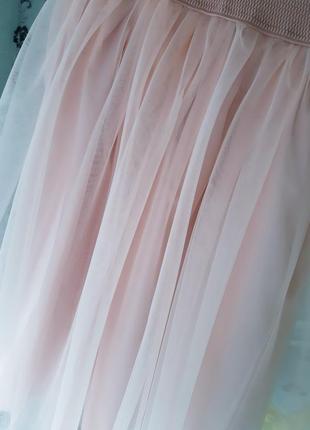 Фатиновая юбка шлейф4 фото