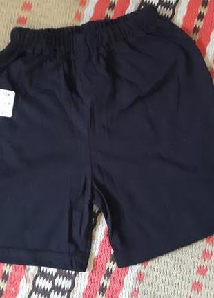 Шорти чорні чорние в садок садік