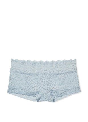 Мереживні трусики шортики з блиском лео р. хл💕victoria's secret вікторія сікрет вікторія сікрет оригінал