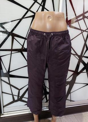 Спортивные штаны укороченные, бриджи shamp 38 размер фиолетовые1 фото