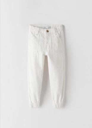 Джинсы джогеры для девочки, джинси джогери для дівчинки, штаны, штани, zara1 фото