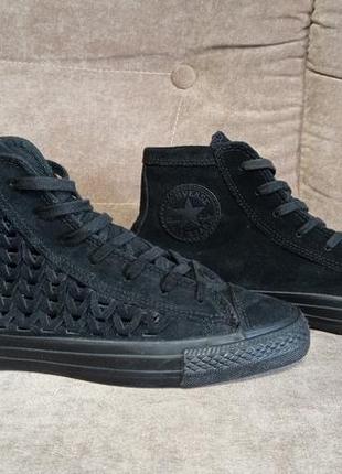 Новые замшевые женские кеды converse р. 39 стелька 24,5