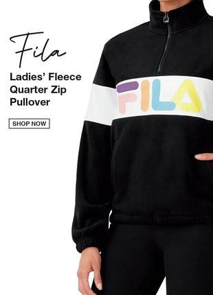 Теплый флисовый свитшот с коротким вырезом на молнии