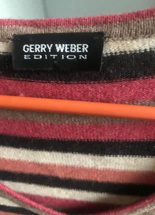 Люкс бренд gerry weber cвитер джемпер пуловер р.42/l-xl2 фото