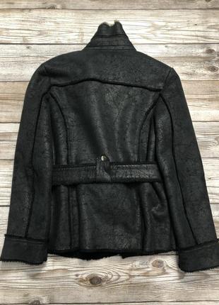 Дублянка куртка пальто косуха  next s m дубленка дубльонка2 фото