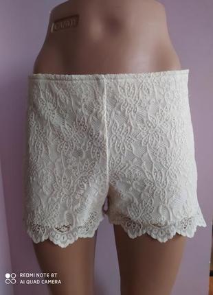 Шорти жіночі кружевні, zara, s
