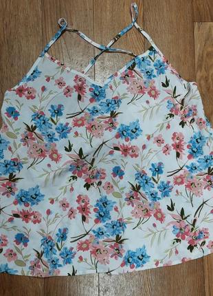 Майка на тонких бретелях