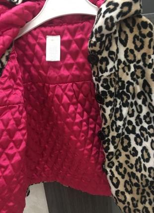 Шикарное леопардовое пальтишко для модницы5 фото