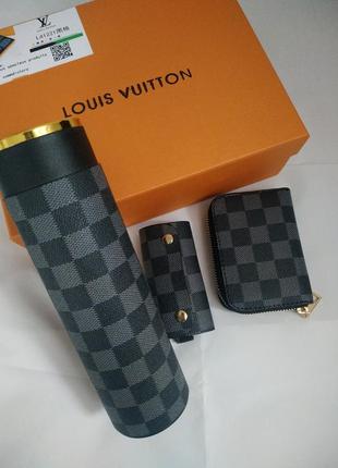 Термос в наборі в стилі louis vuitton 💣💣💣
