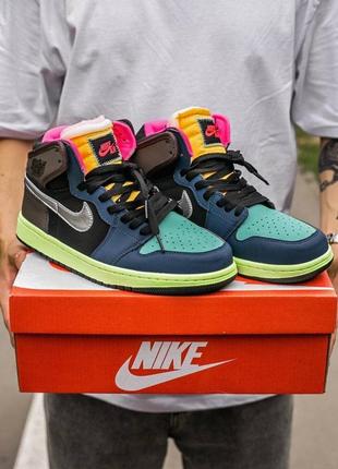 Женские кроссовки nike air jordan 555088-063 retro 1 high “bio hack”