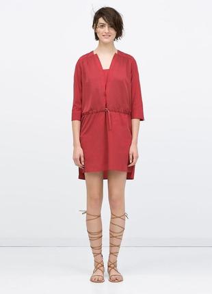 Стильное платье туника zara basic платье туника