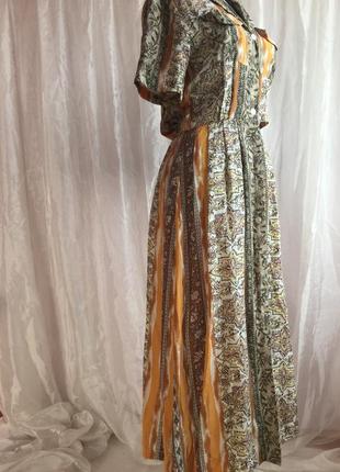 Рубашечное платье халат, винтаж,   англия1 фото