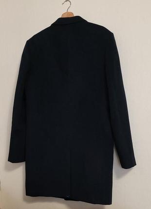 Пальто класичне, темно синього кольору, розмір xl2 фото