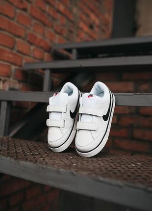 Детские белые кроссовки найк унисекс дитячі брендові кросівки для хлопчиків та дівчаток nike capri2 фото