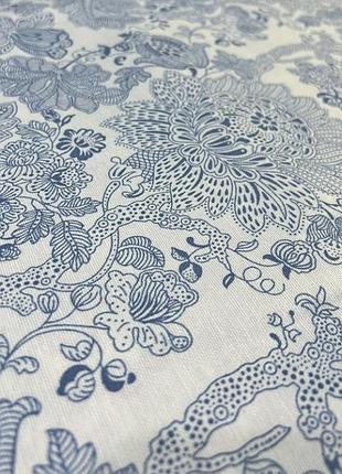 Римські штори "сині квіти"