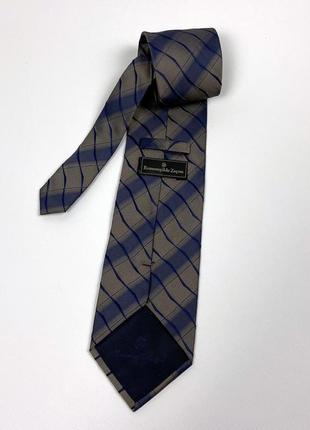 Ermenegildo zegna винтажный шелковый галстук silk2 фото