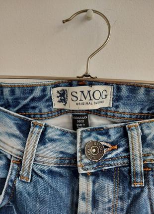 Джинсы smog slim, 100% хлопок