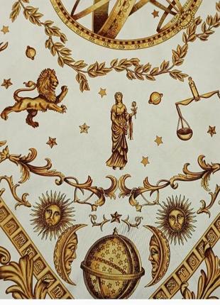 Шелковый платок "знаки зодиаки" в стиле hermes, винтаж.6 фото