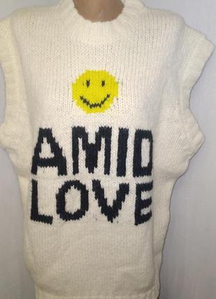 На 16-18 англ новый жилет шерсть amid love