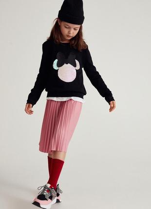 6-7/8-9/10-11/12-13 л фірмова кофта світшот батник minnie mouse з аплікацією з паєток disney